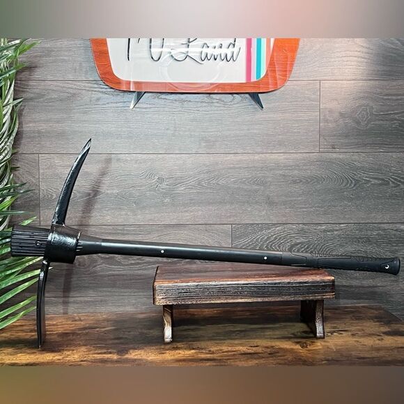 glorousamc Forged Adze Pick Weeding Mattock Pick Mattock w/Fiberglass Handle - Picture 8 of 13